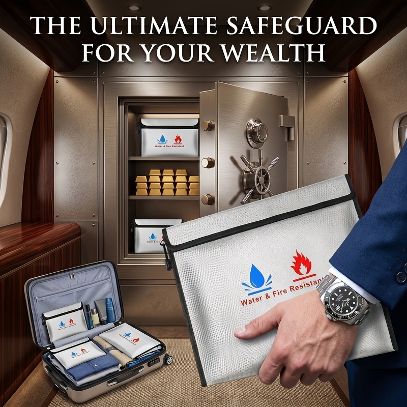 Fire Safe Document - Kotak Penyimpanan Tahan Api dan Air,