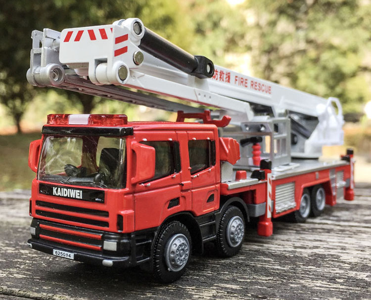 Fire Escape Ladder - 1:50 paduan kendaraan rekayasa, tinggi simulasi