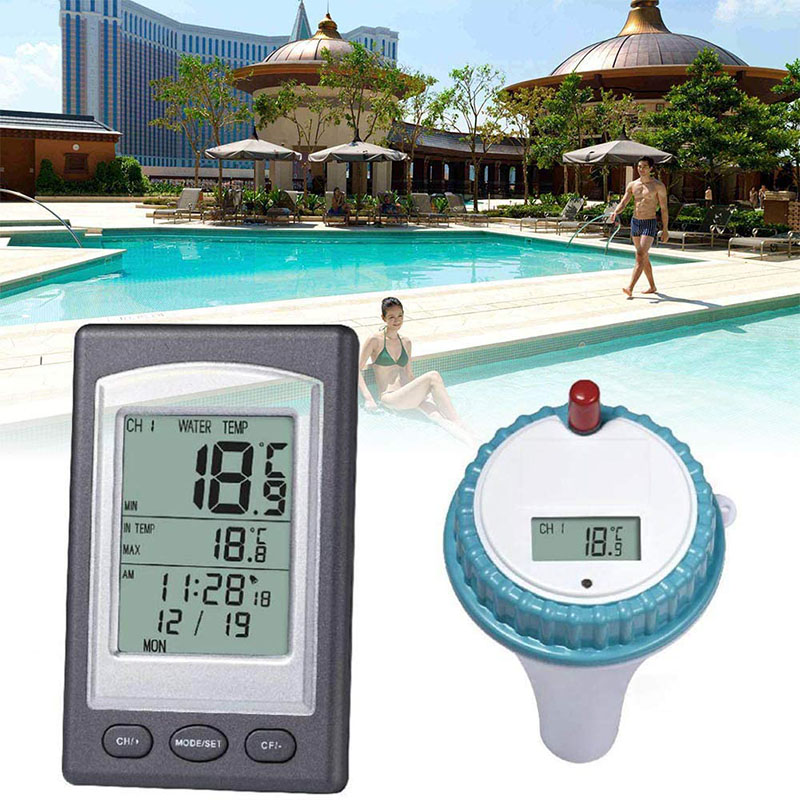 Pool Alarm Float - Digtal Kolam Renang Termometer Nirkabel Mengambang