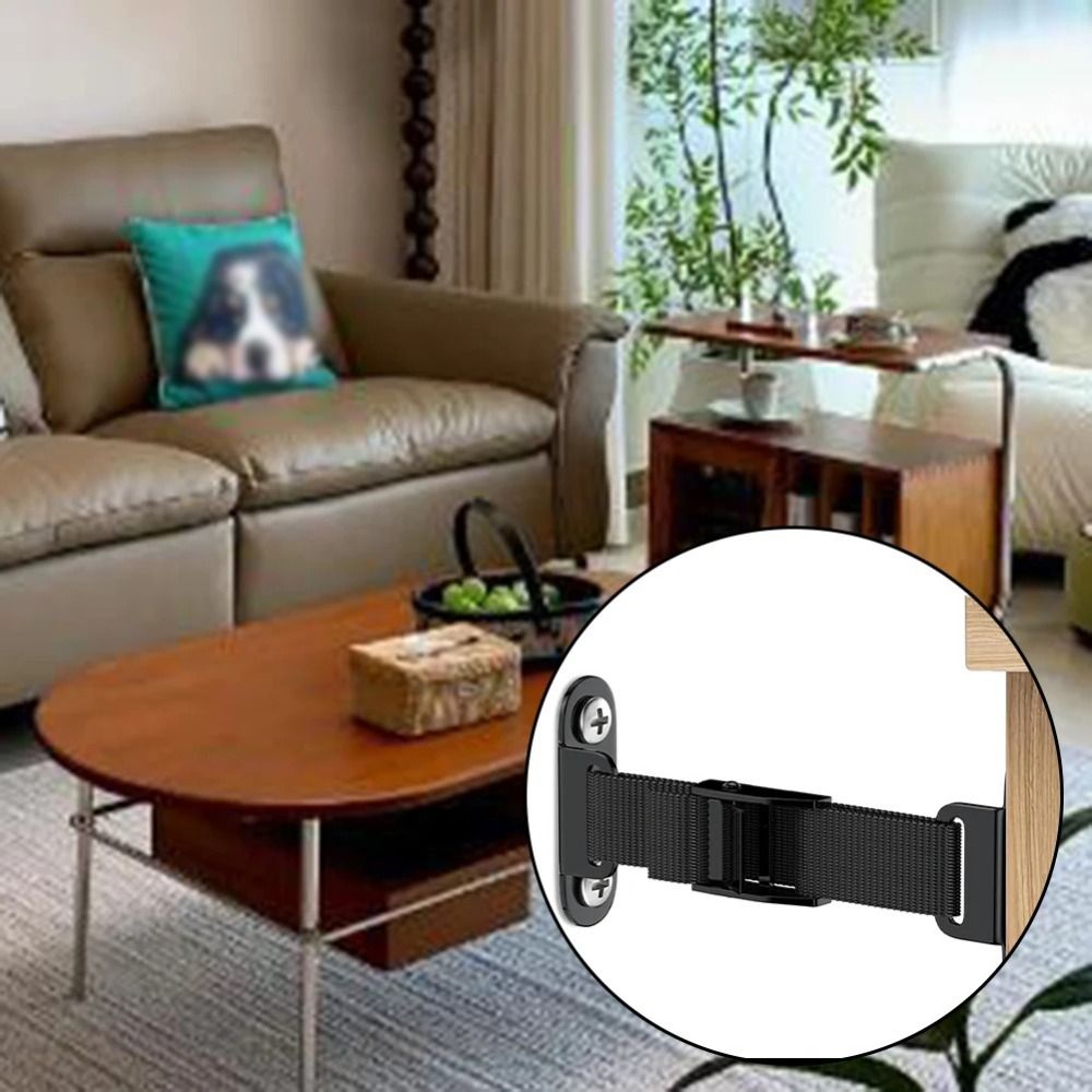 Earthquake Anchor Strap - Pengikat Furnitur Anti Gempa, Pengaman Furnitur
