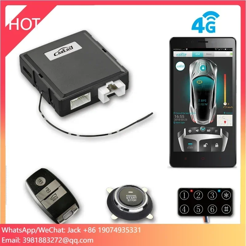 Door Stop Alarm - Sistem Alarm Mobil 4G GPS/GSM PKE