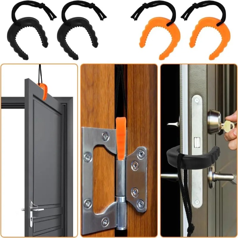 Door Stop Alarm - Penahan Pintu Karet Mudah Digunakan, Alat