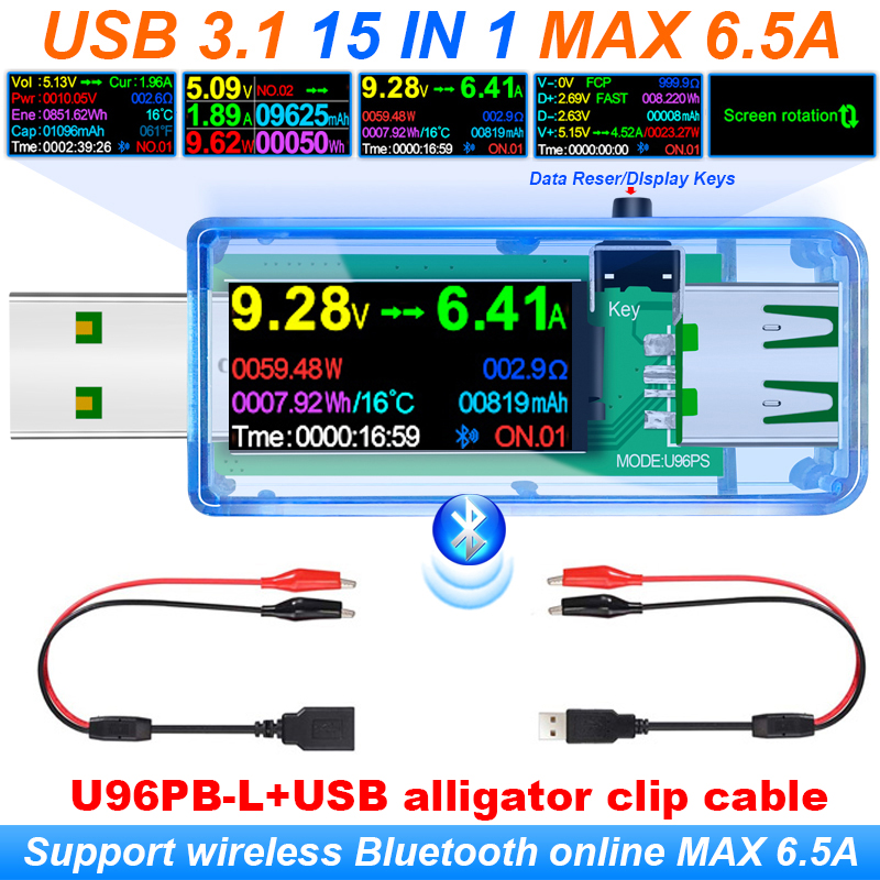 Co Detector Plug - 15 IN 1 USB 3.1 Tester