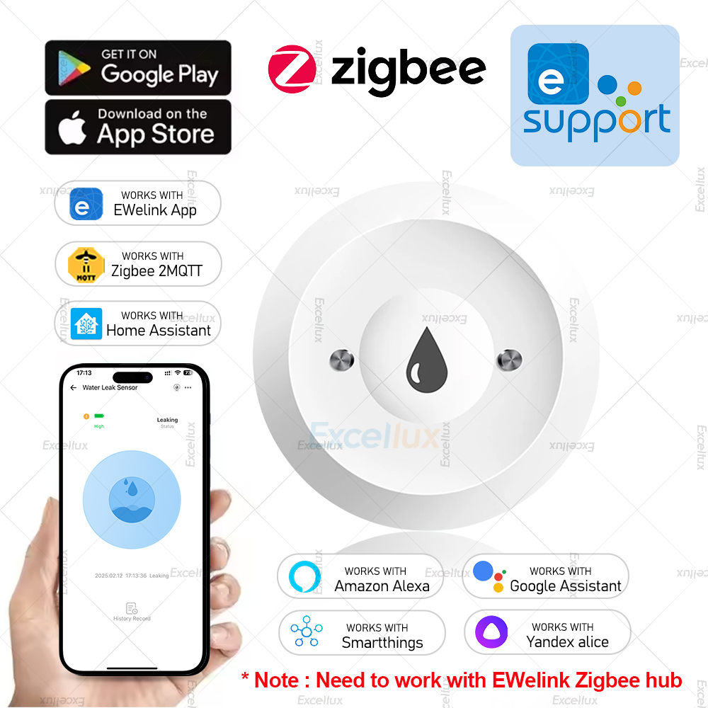 Water Alarm Sensor - Ewelink Zigbee 3.0 Alarm Sensor Air