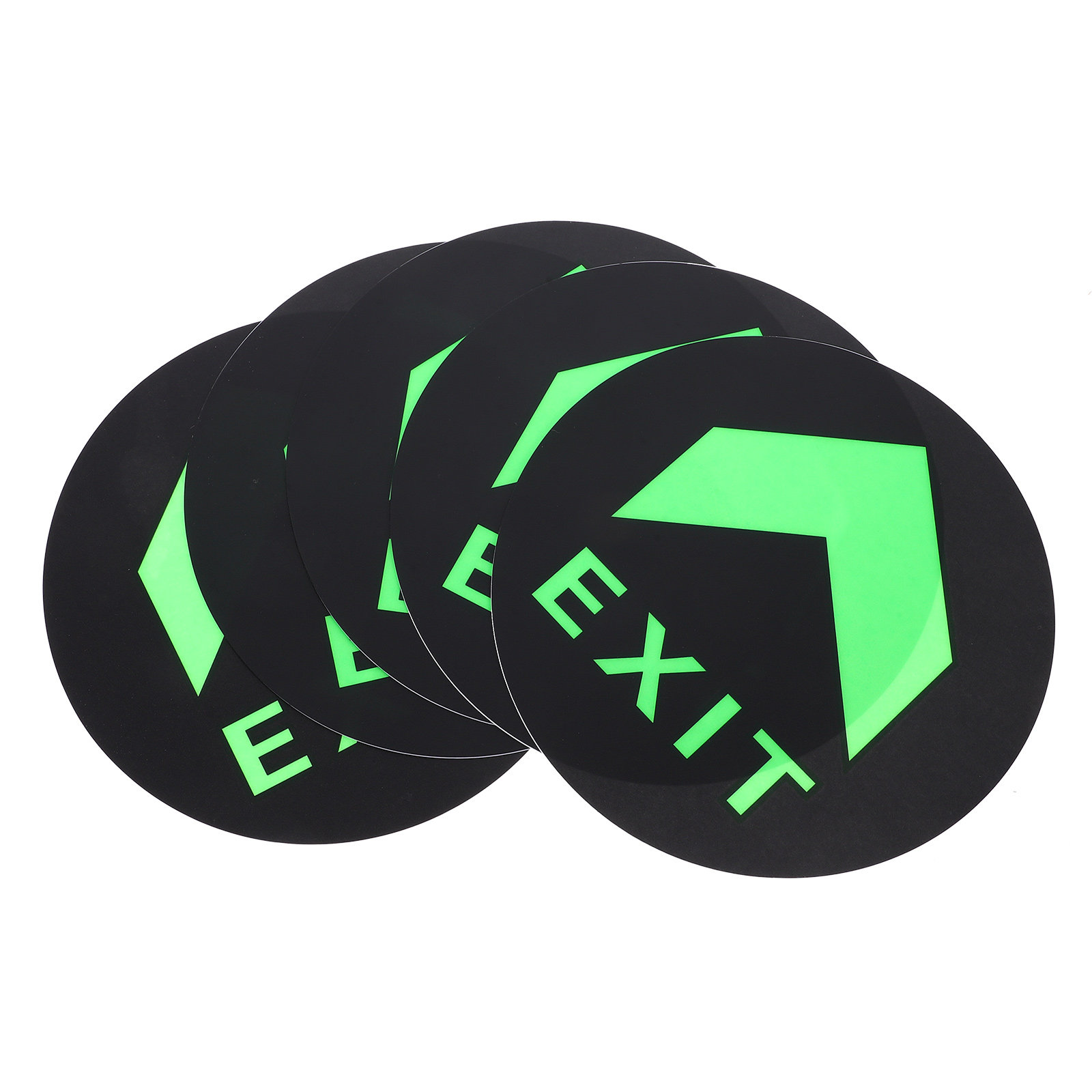 Emergency Exit Sign - 5 Buah Stiker Lantai Tanda Keluar