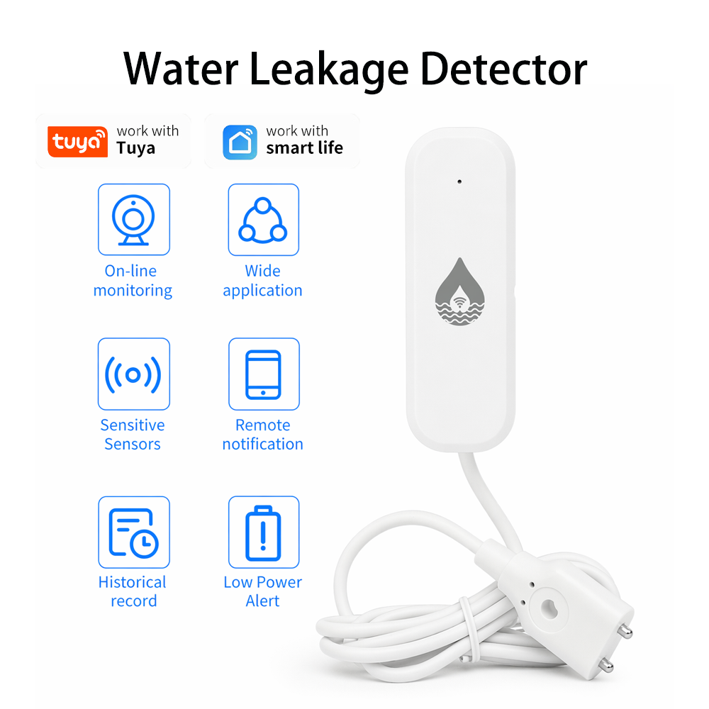 Water Alarm Sensor - Sensor Alarm Kebocoran Air WiFi/Zigbee YFK