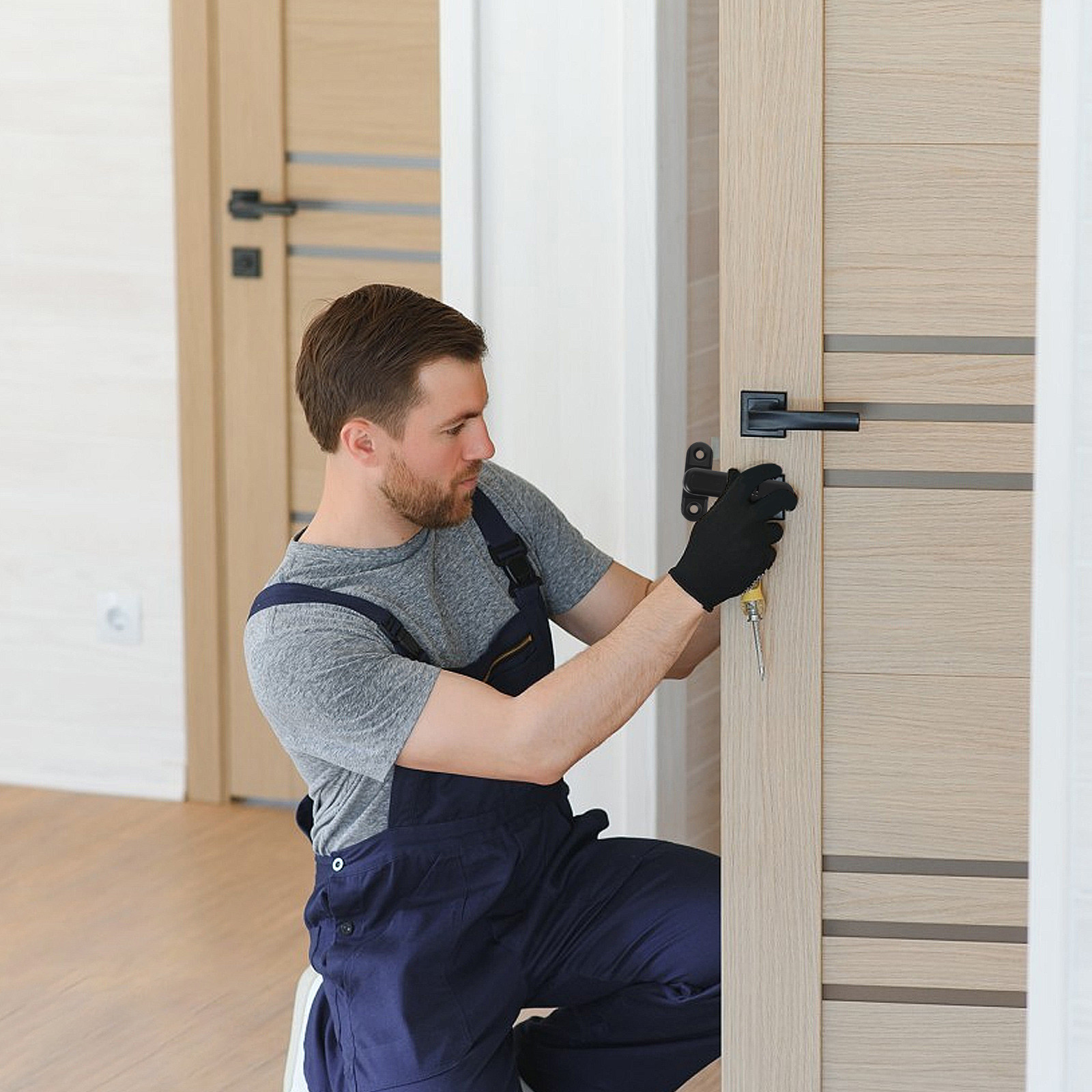 Door Stop Alarm - Alarm Penahan Pintu Portabel Anti Maling