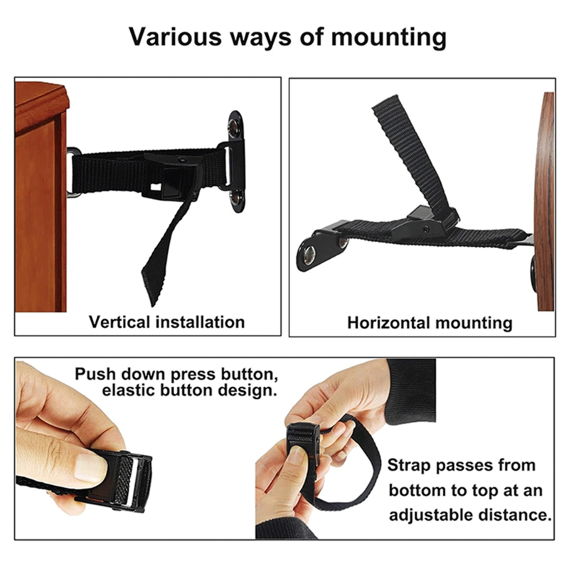 Earthquake Anchor Strap - FYBL-Jangkar Dinding untuk Furnitur, Tali Anti