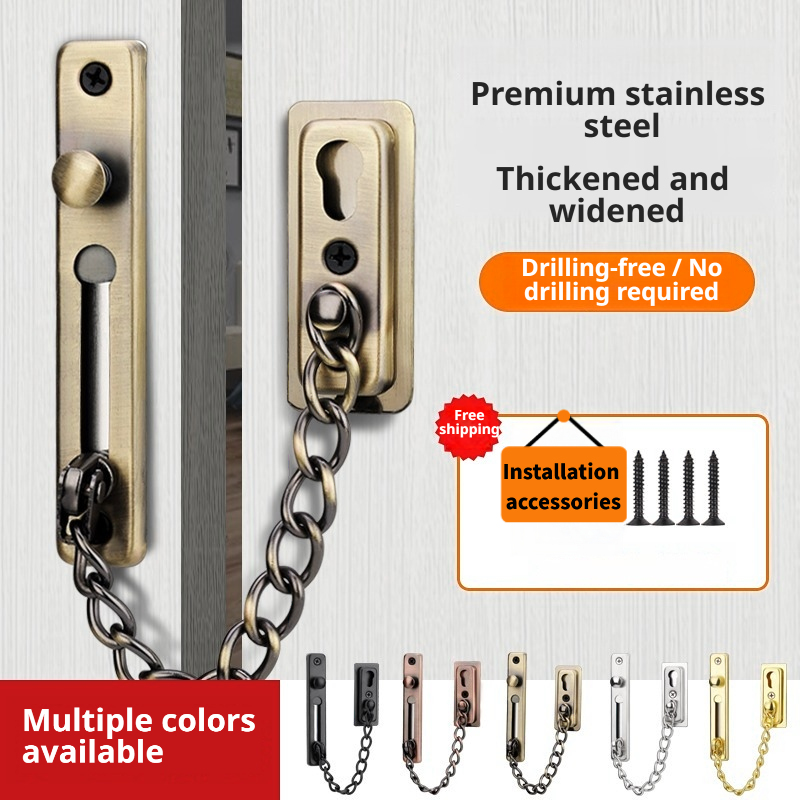 Security Chain Door - Kunci Rantai Pintu Baja Anti Karat