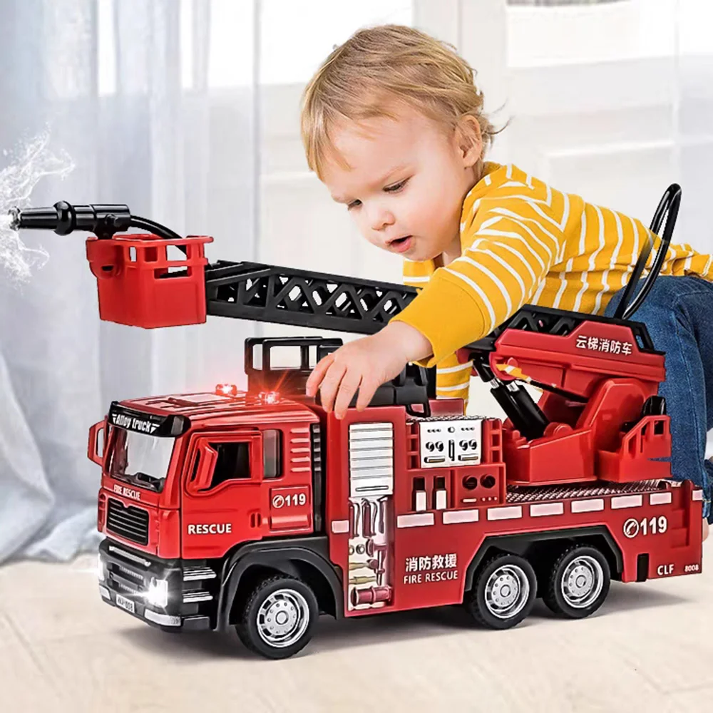 Fire Escape Ladder - Model mainan mobil mesin api 1/32,