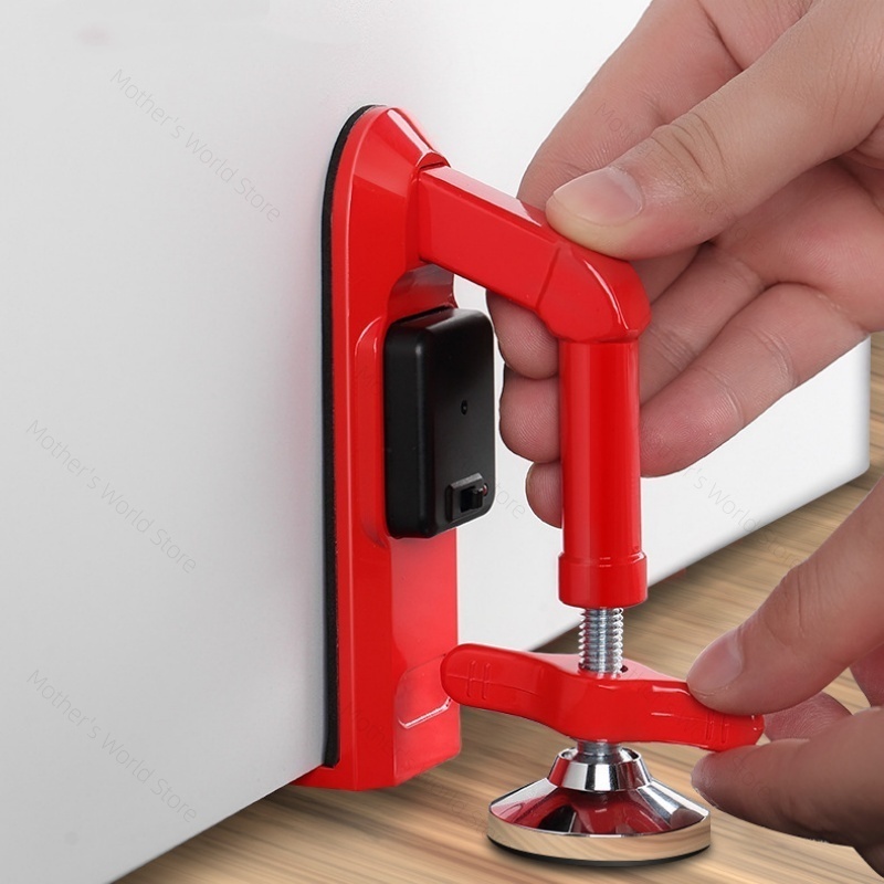 Door Stop Alarm - Penahan Pintu Aluminium Alloy dengan Suction