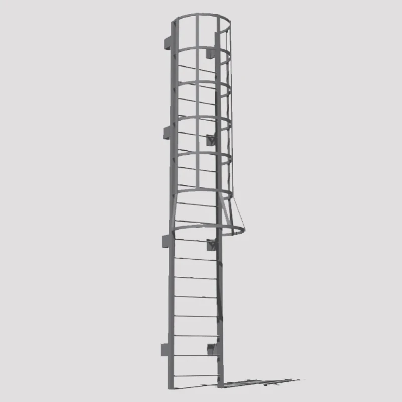 Fire Escape Ladder - Tangga kandang kucing vertikal luar ruangan