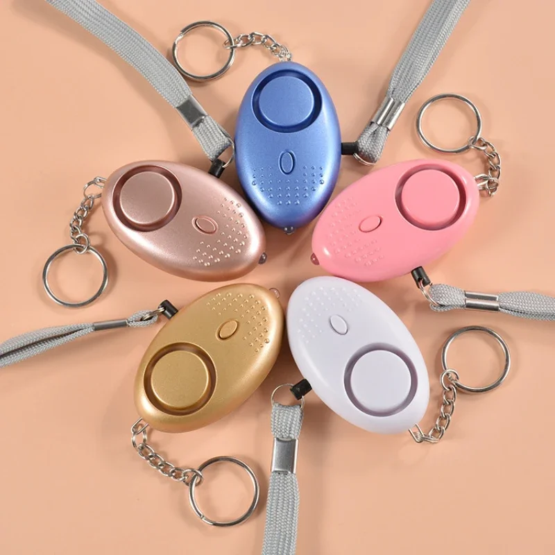 Personal Alarm Keychain - 130db Alarm Pertahanan Diri Anti-serigala Anak