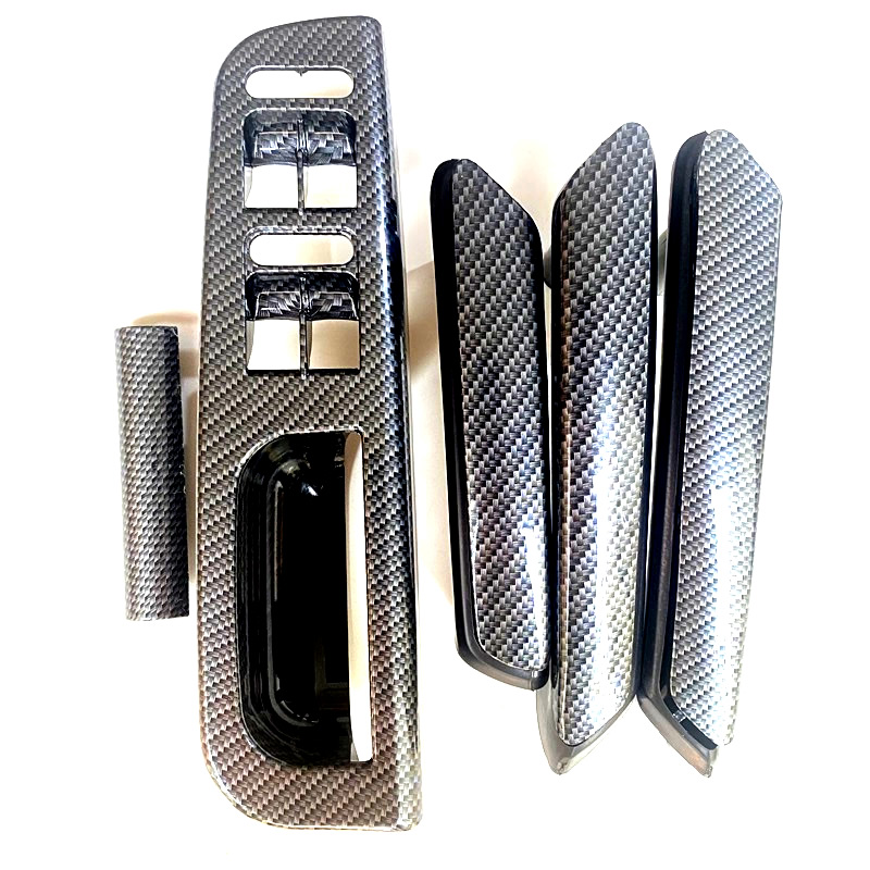 Window Lock Bar - Bingkai jendela pegangan pintu pola serat