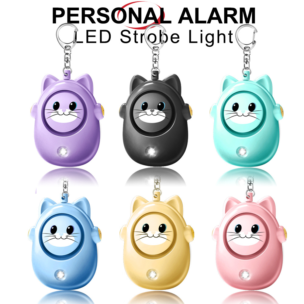 Personal Alarm Keychain - H8 Alarm pribadi kucing lucu baru,