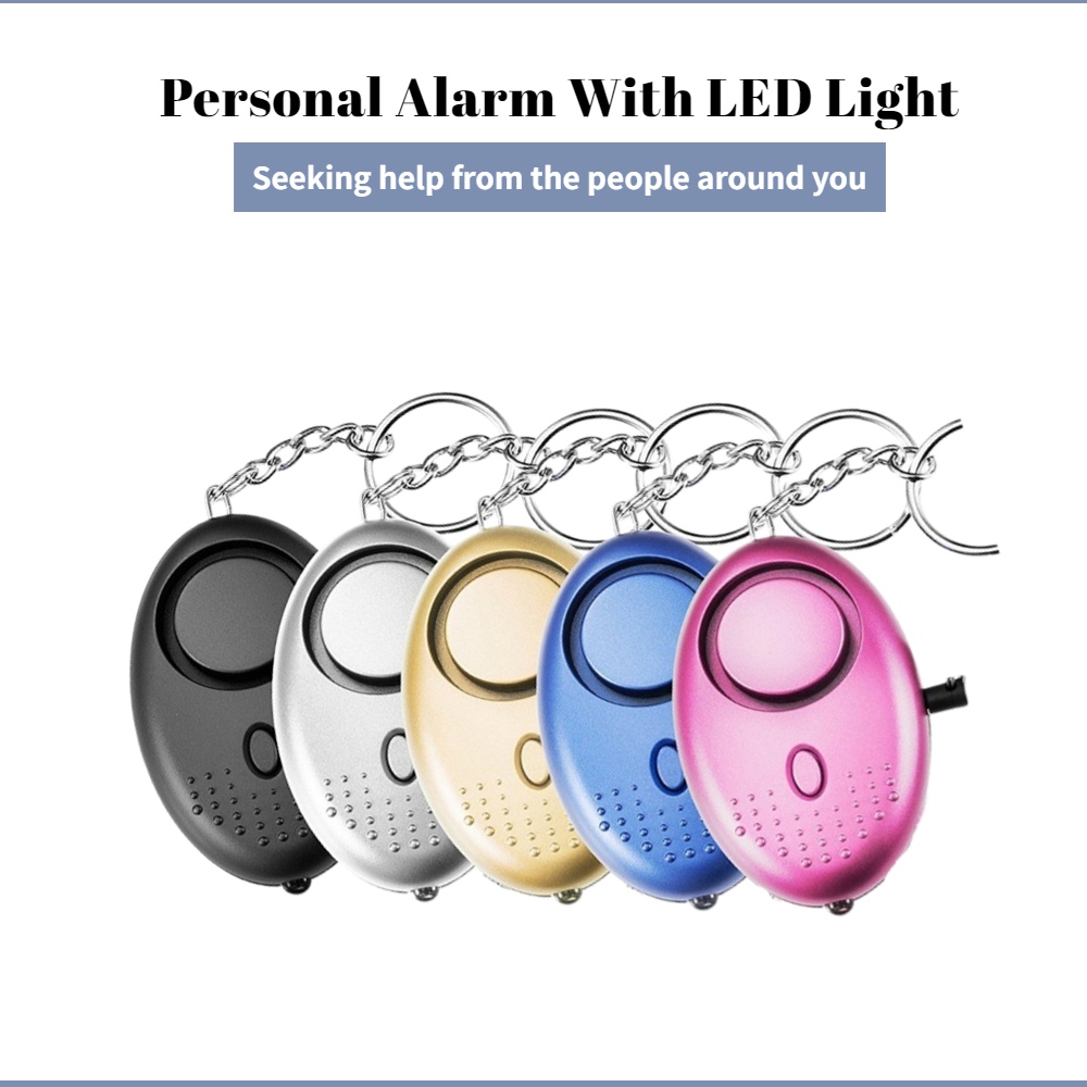 Personal Alarm Keychain - 130dB Alarm pertahanan diri Anti-wolf gadis