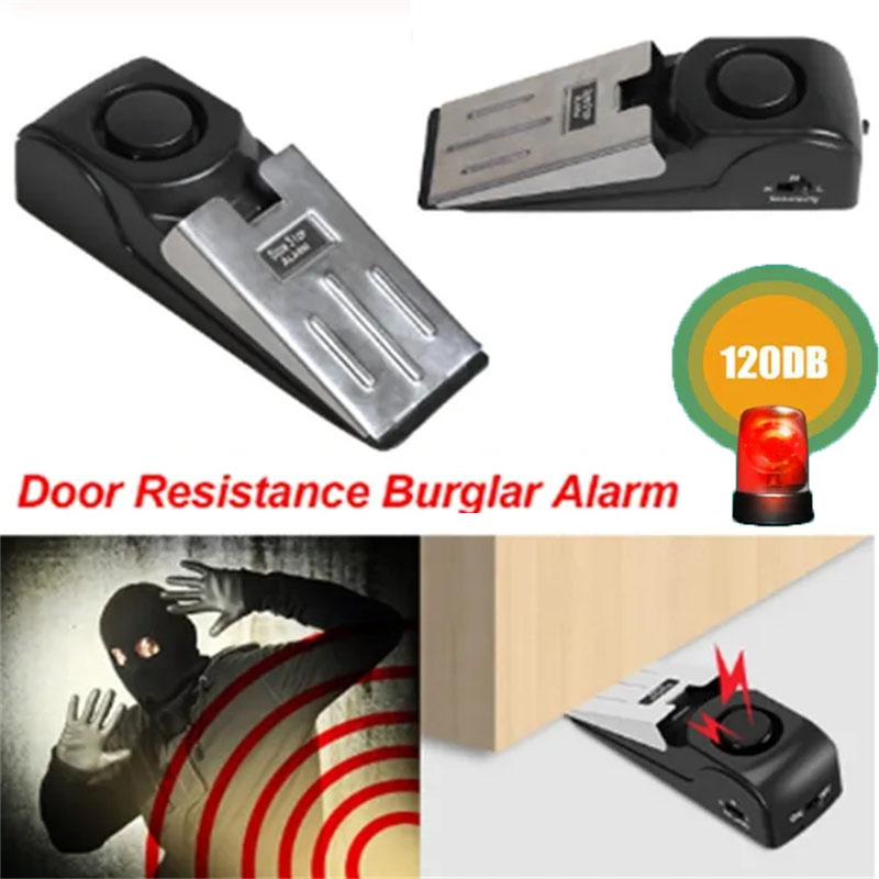Door Stop Alarm - Penghenti pintu nirkabel 120db, penghenti pintu,