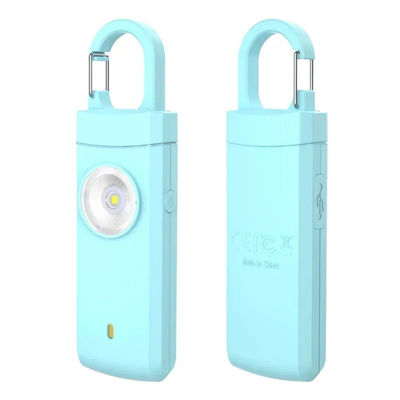 Personal Alarm Keychain - Senter LED Pertahanan Diri Lampu Gantungan