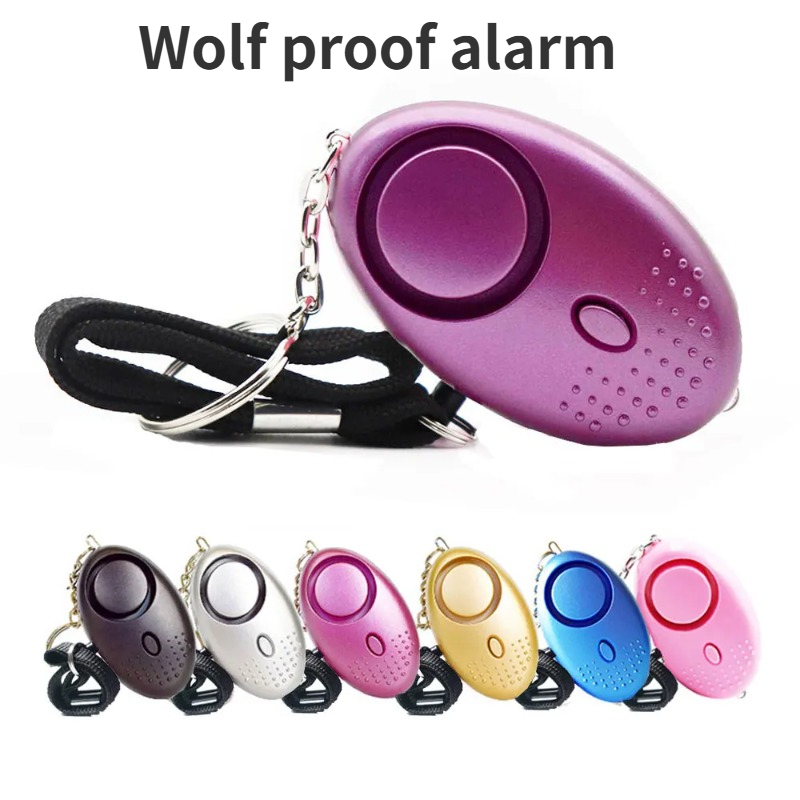Personal Alarm Keychain - 130dB Alarm Anti-serigala untuk Anak Perempuan,