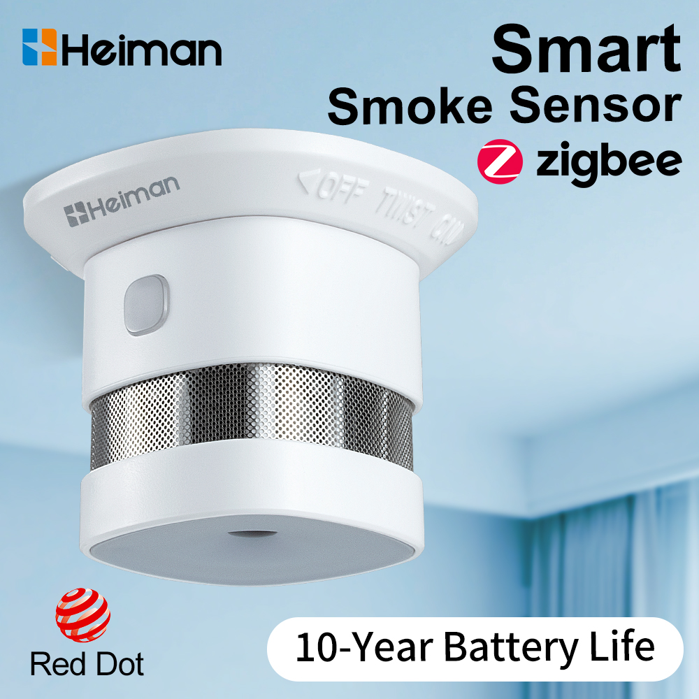 Smoke Detector Interconnected - Detektor Asap HEIMAN Zigbee – Sensor