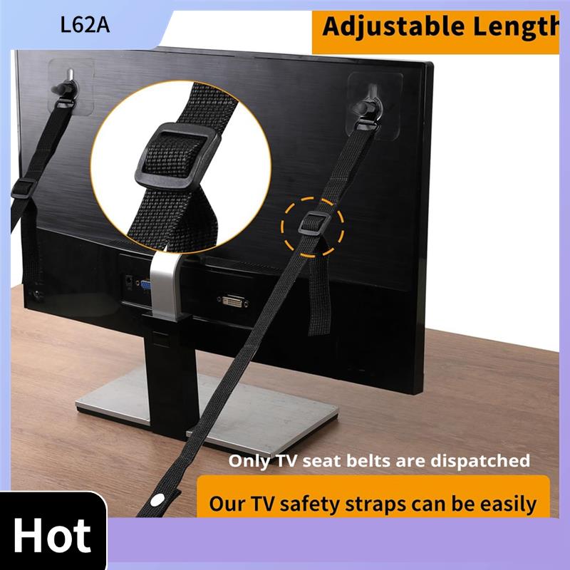 Earthquake Anchor Strap - L62A 4 Buah Tali Pengaman TV