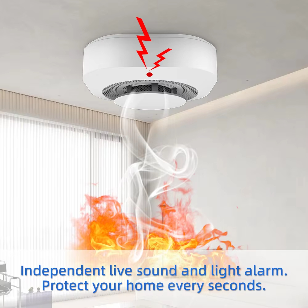 Sensor Detektor Asap Independe - Smoke Detector Interconnected ulasan dan harga