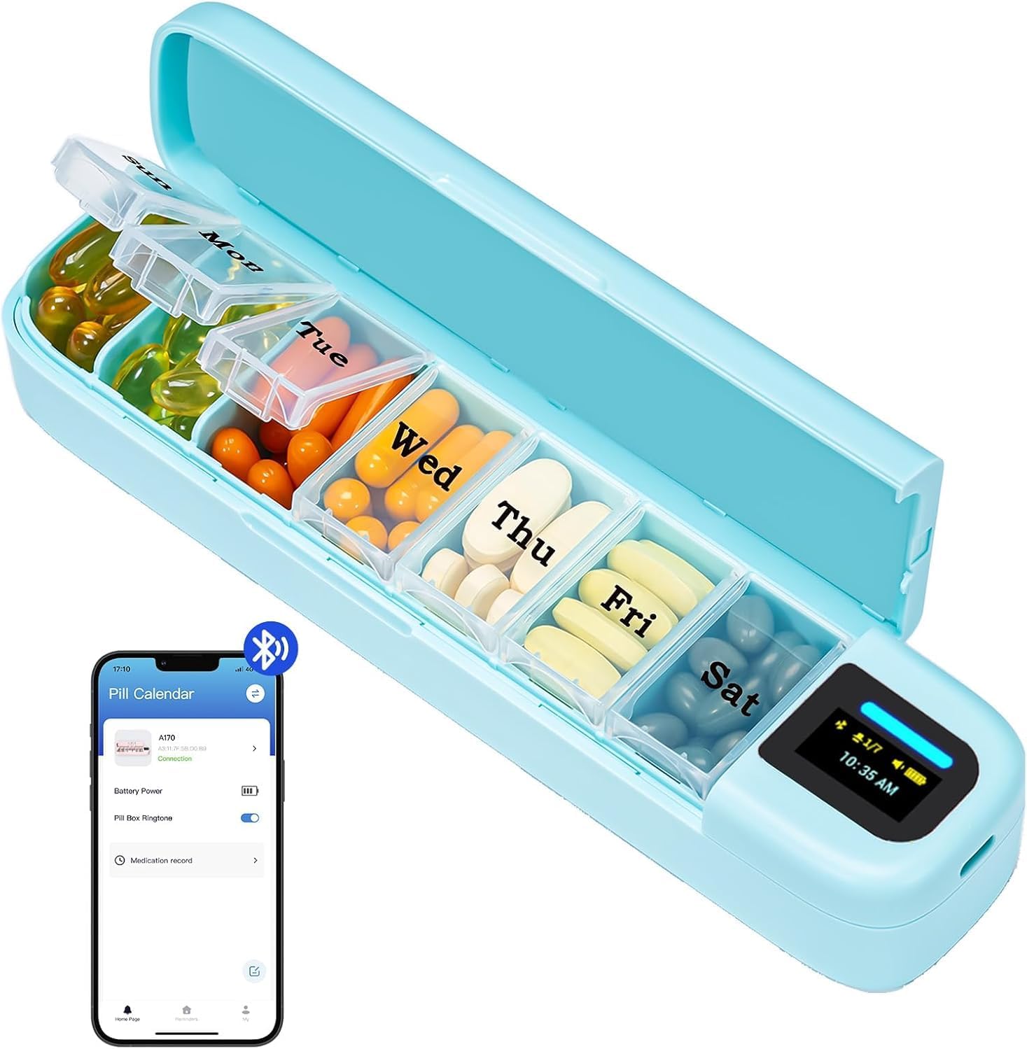 Kotak Pil Pintar dengan Alarm  - Medicine Cabinet Lock ulasan dan harga
