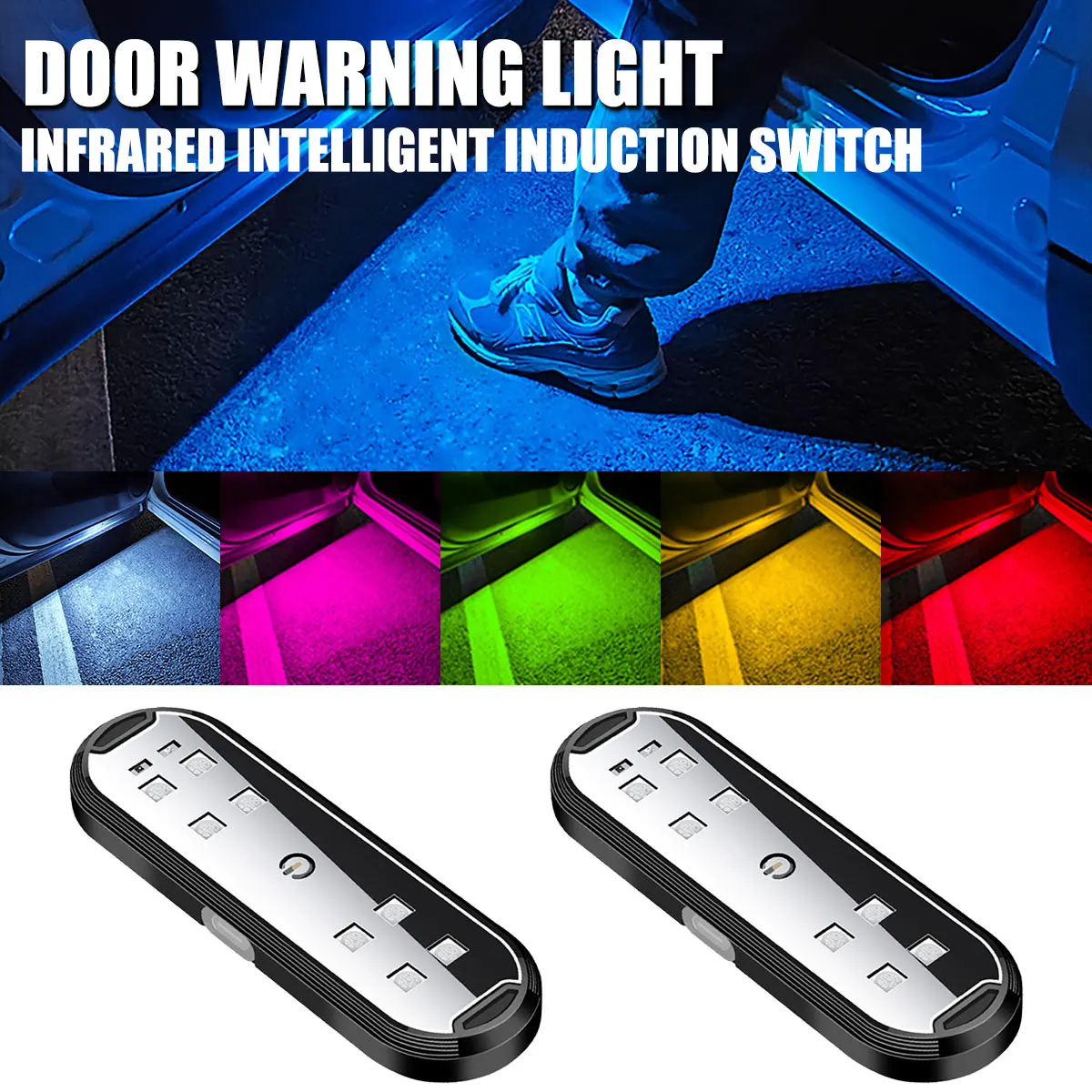 Lampu Pintu Mobil LED Warna-wa - Emergency Exit Sign ulasan dan harga
