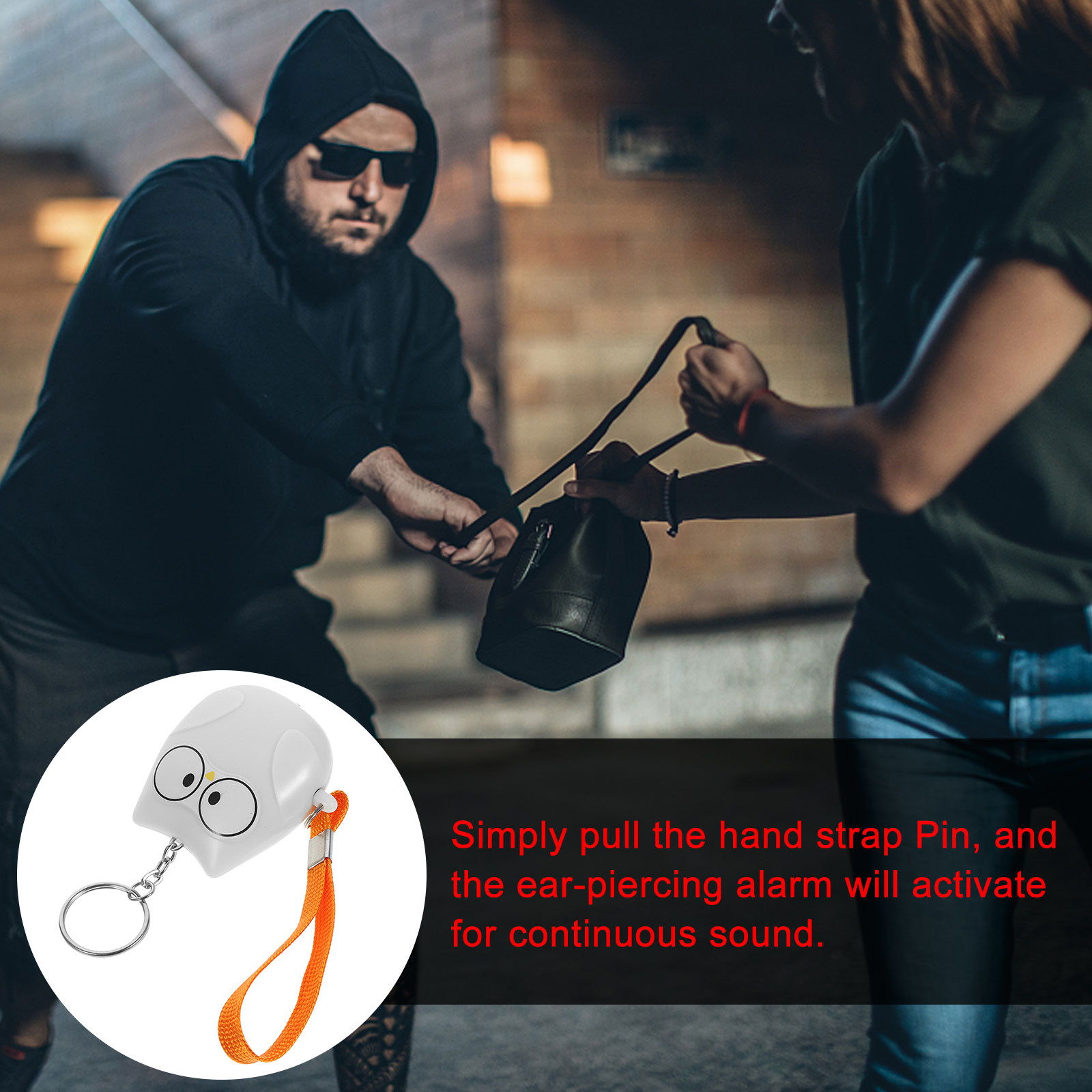 Alarm Keamanan Pribadi Bentuk  - Personal Alarm Keychain ulasan dan harga