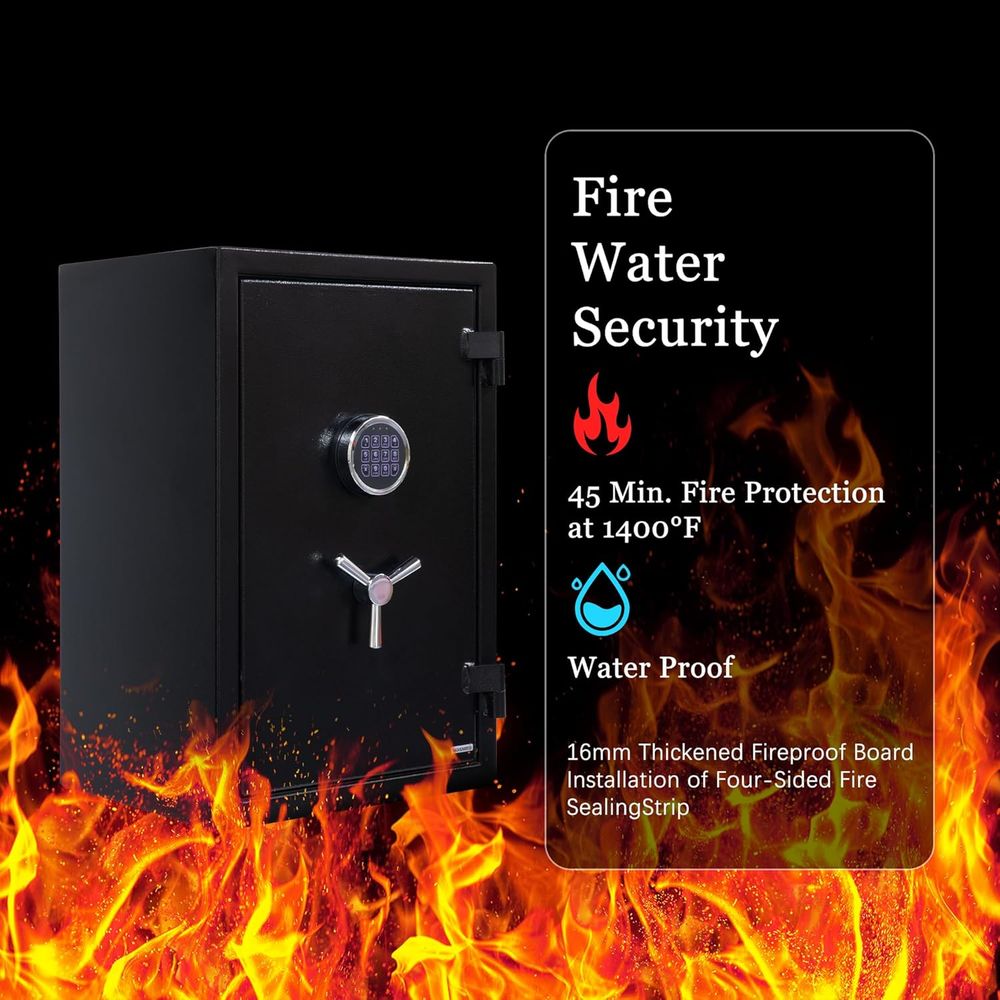 Brankas Pistol Besar dengan Ku - Fire Safe Document ulasan dan harga