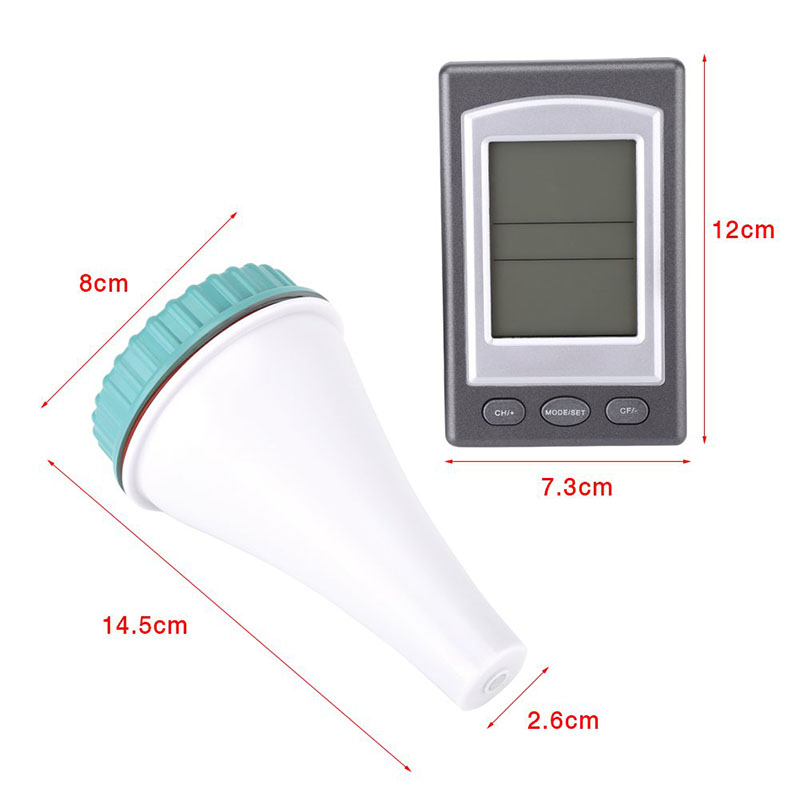Digtal Kolam Renang Termometer - Pool Alarm Float ulasan dan harga