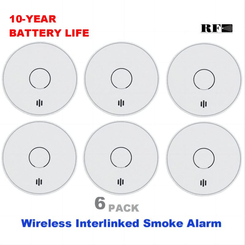 Alarm Asap Nirkabel Terhubung  - Smoke Detector Interconnected ulasan dan harga