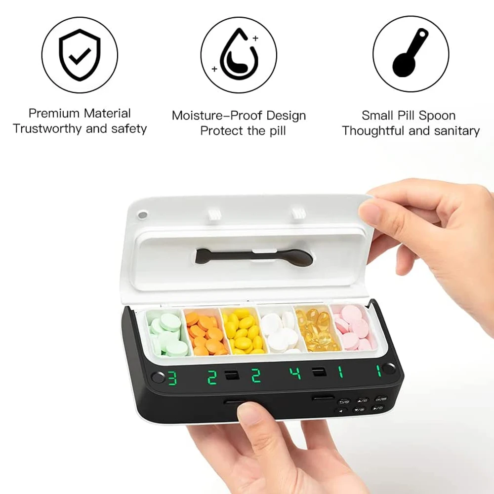 Dispenser pil dengan Alarm har - Medicine Cabinet Lock ulasan dan harga