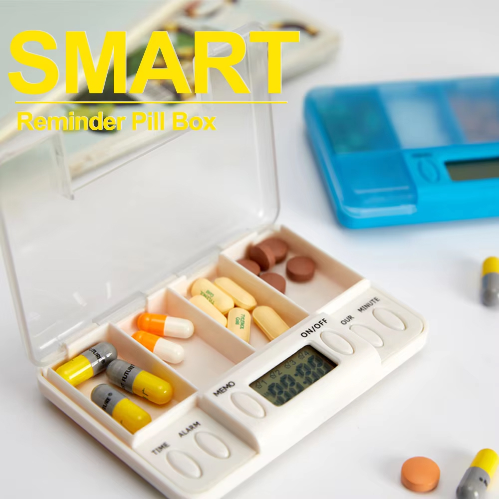 Kotak Pil Pengingat Cerdas 4 G - Medicine Cabinet Lock ulasan dan harga