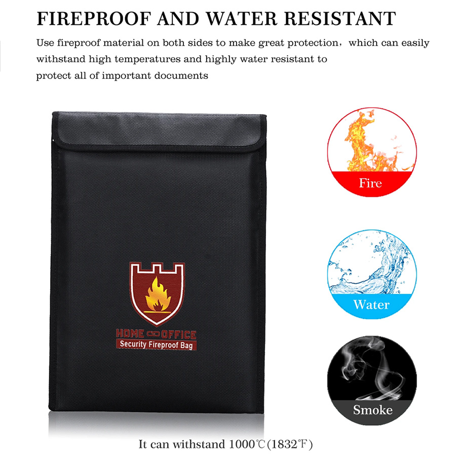 Tas dokumen tahan api dan taha - Fire Safe Document ulasan dan harga