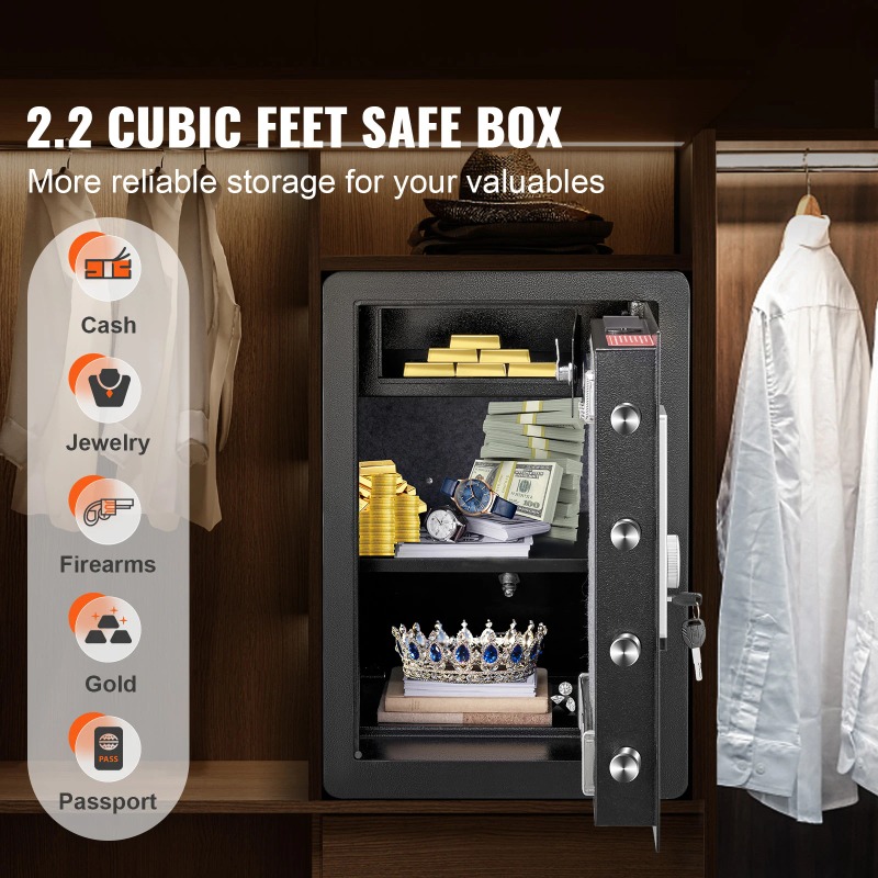 SucceBuy Electric Safe 2.2/1.8 - Fire Safe Document ulasan dan harga