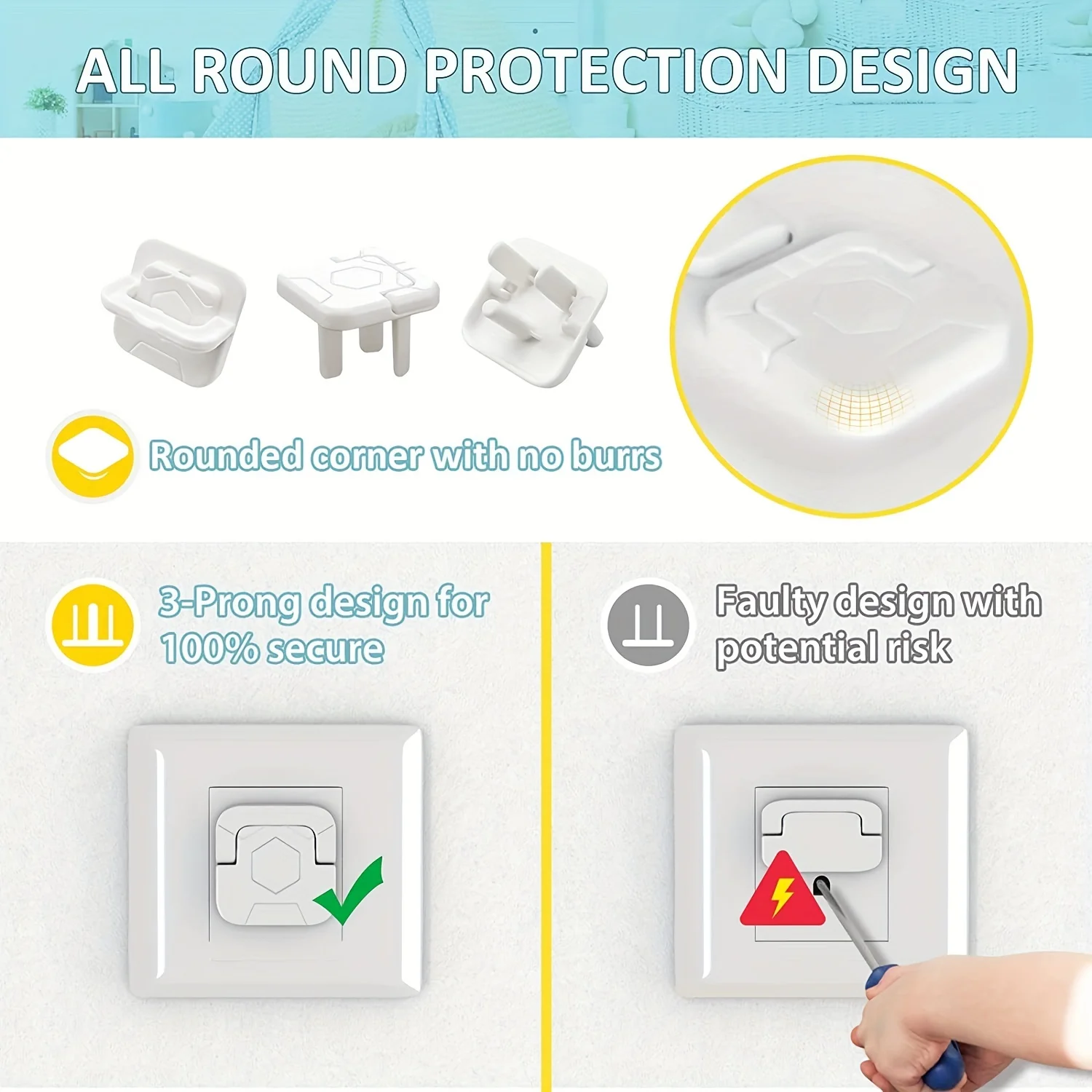 1-20 Buah Penutup Stopkontak A - Outlet Cover Baby ulasan dan harga