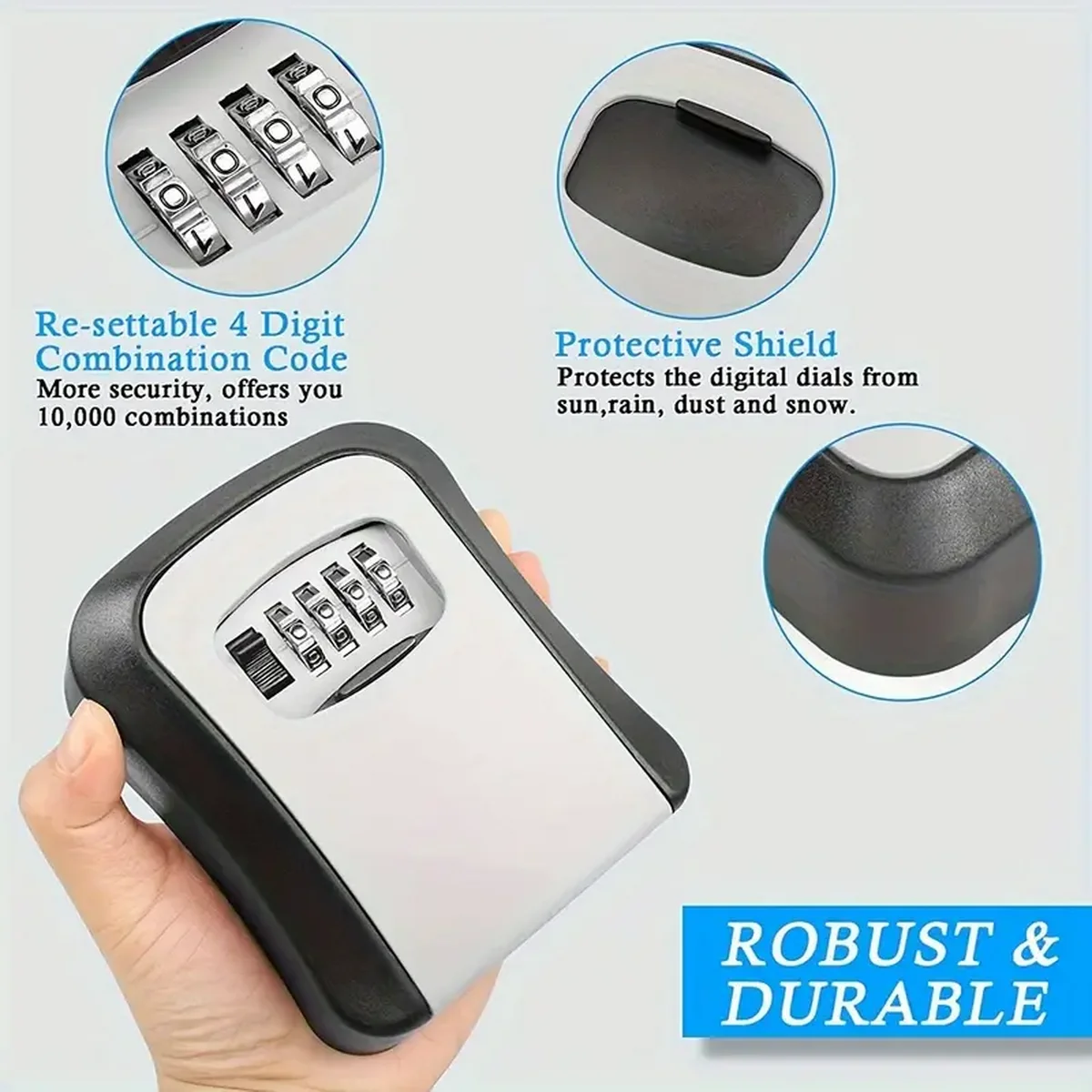 Kotak Kunci Kombinasi Portabel - Lockbox Key Secure ulasan dan harga