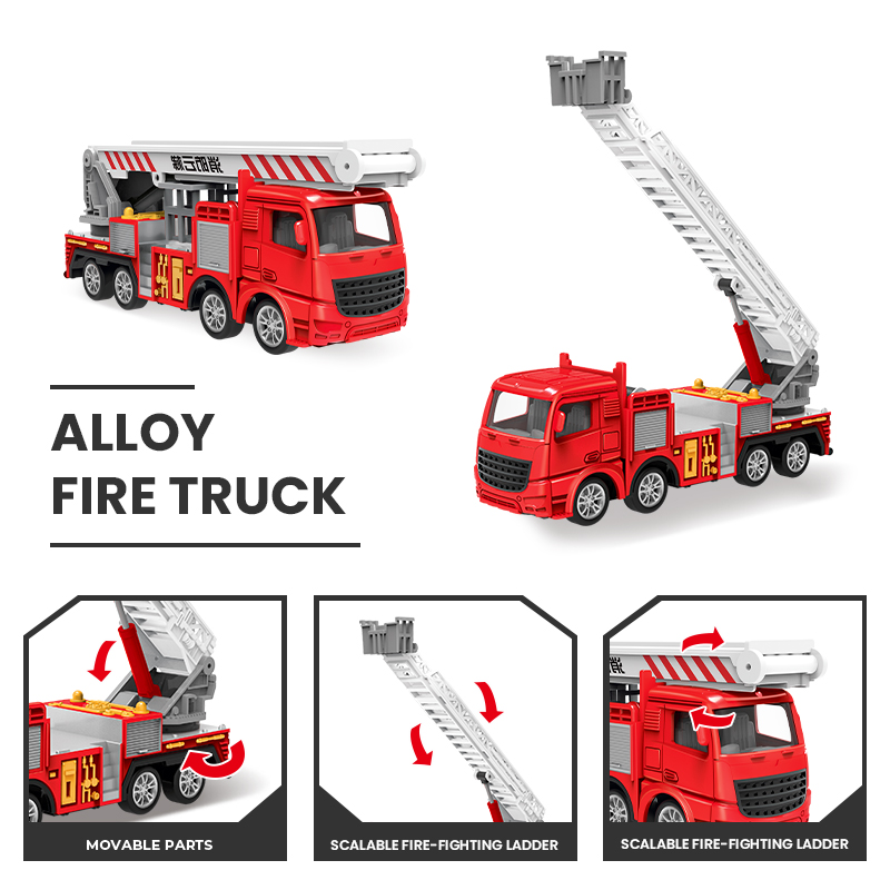 1:55 Diecast Model Truk Pemada - Fire Escape Ladder ulasan dan harga