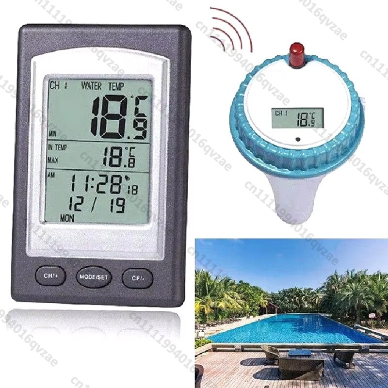 Termometer Kolam Renang Nirkab - Pool Alarm Float ulasan dan harga