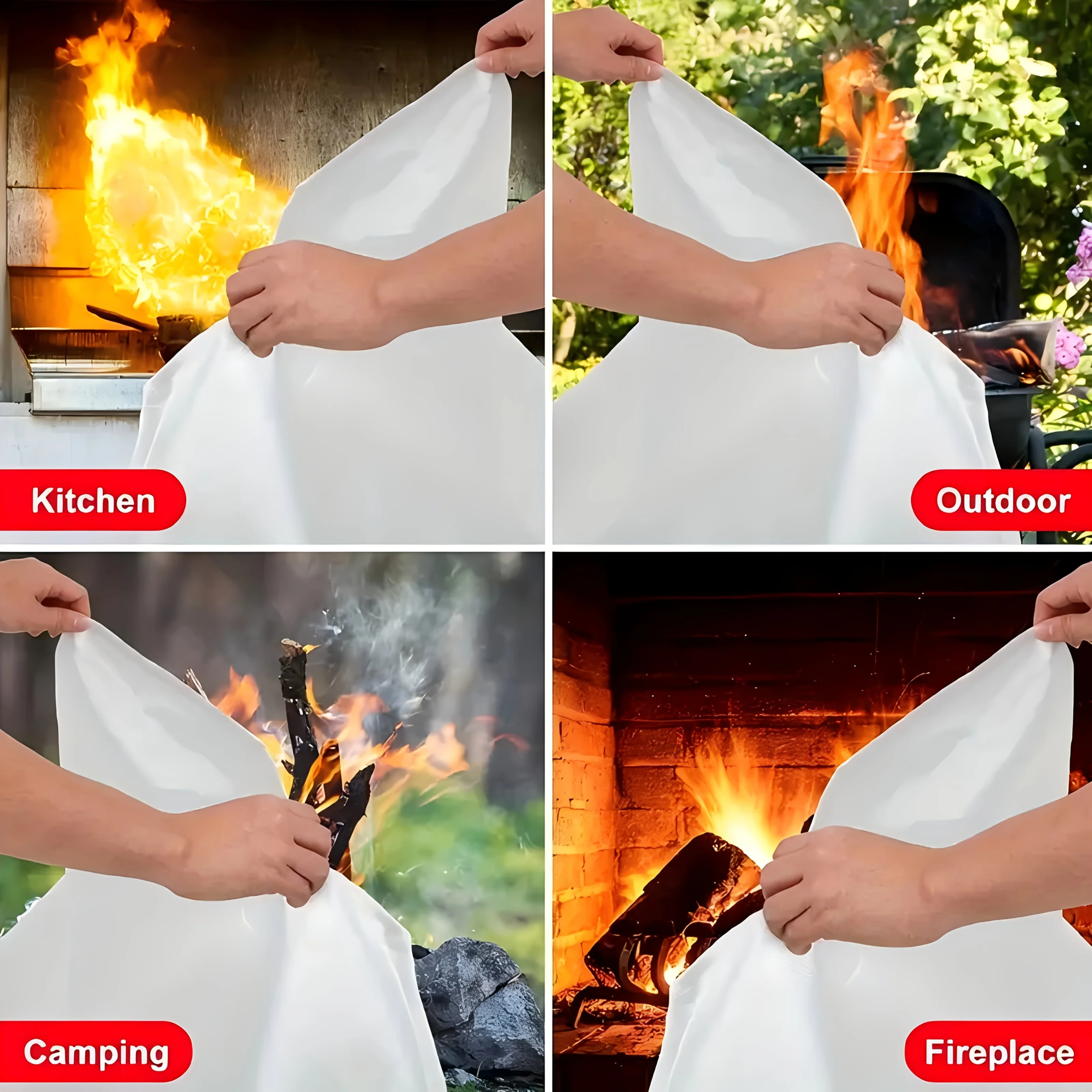 Selimut Api Fiberglass, Alas T - Fire Blanket Kitchen ulasan dan harga