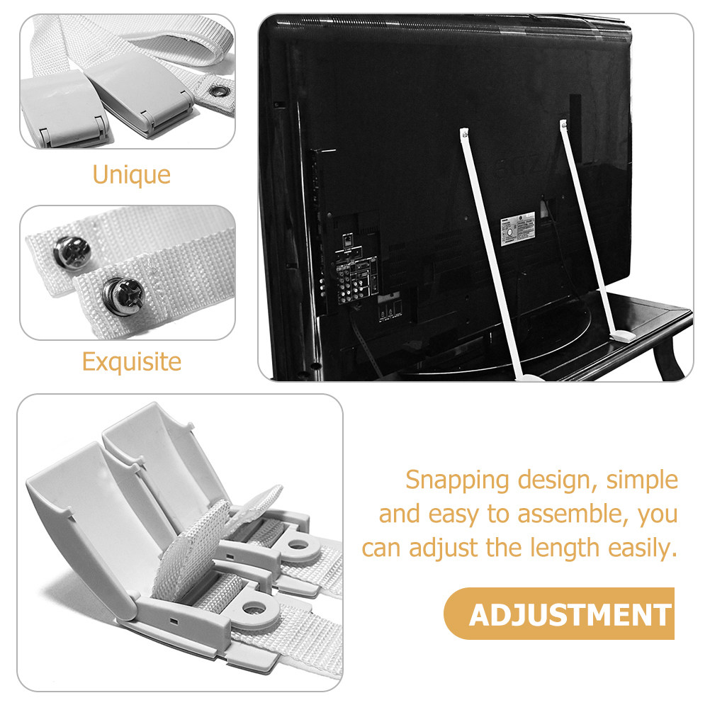 2Pcs Tali Pengaman TV yang Dap - Earthquake Anchor Strap ulasan dan harga