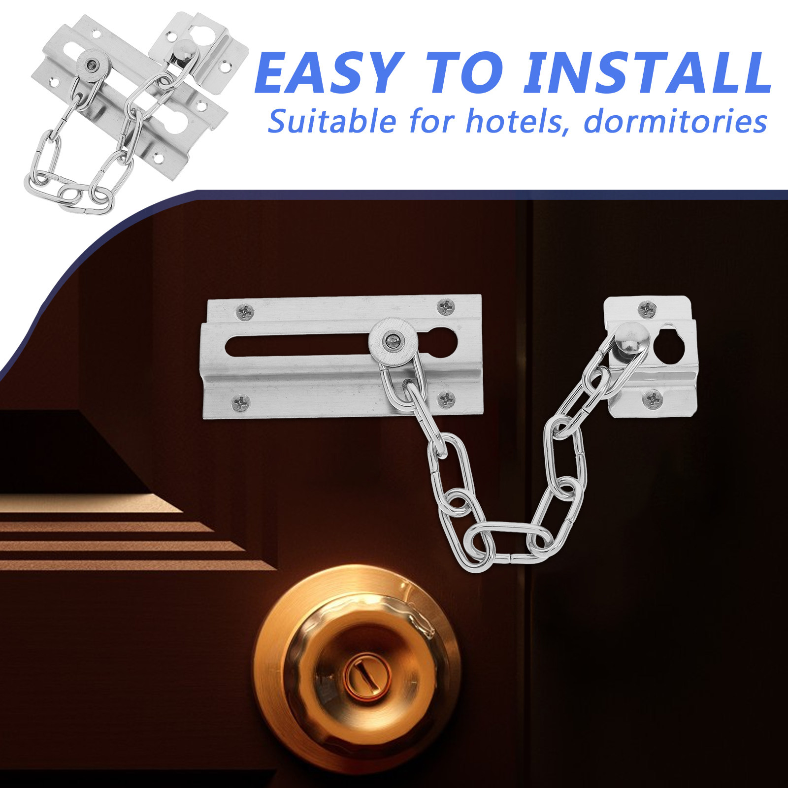 Kunci Rantai Pintu Baja Tahan  - Security Chain Door ulasan dan harga