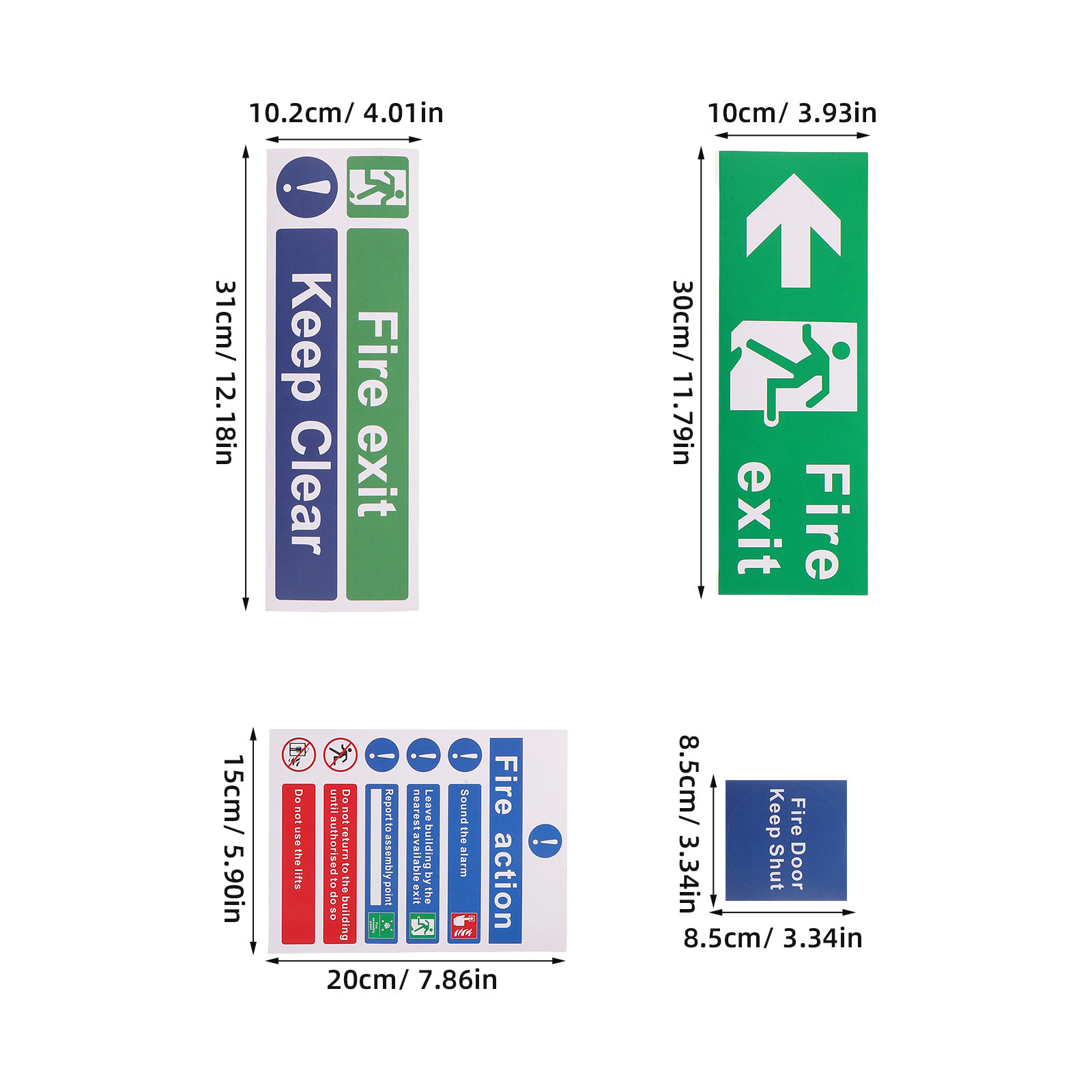 21 Buah Set Tanda Keluar Darur - Emergency Exit Sign ulasan dan harga
