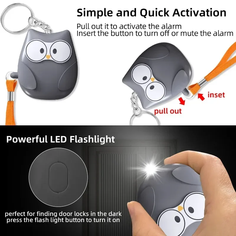 Alarm Pertahanan Diri Pribadi, - Personal Alarm Keychain ulasan dan harga