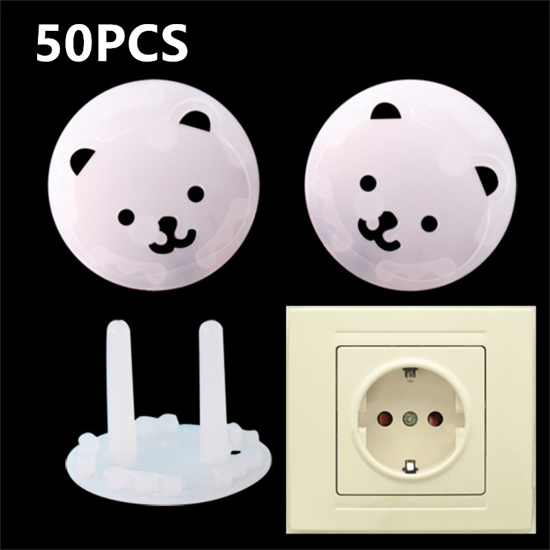 10/20/50 Buah Soket Listrik An - Outlet Cover Baby ulasan dan harga