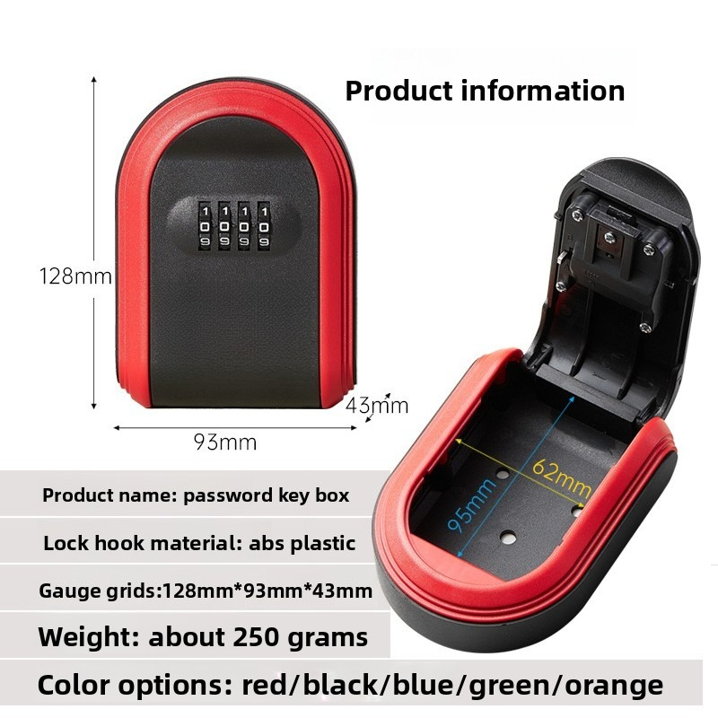 Kotak Kunci Plastik dengan Kun - Lockbox Key Secure ulasan dan harga
