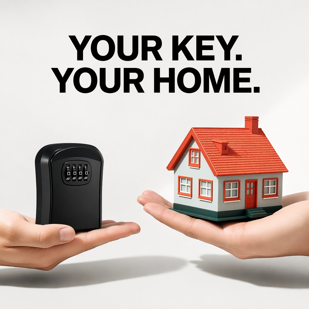 Kotak Penyimpanan Kunci Tahan  - Lockbox Key Secure ulasan dan harga