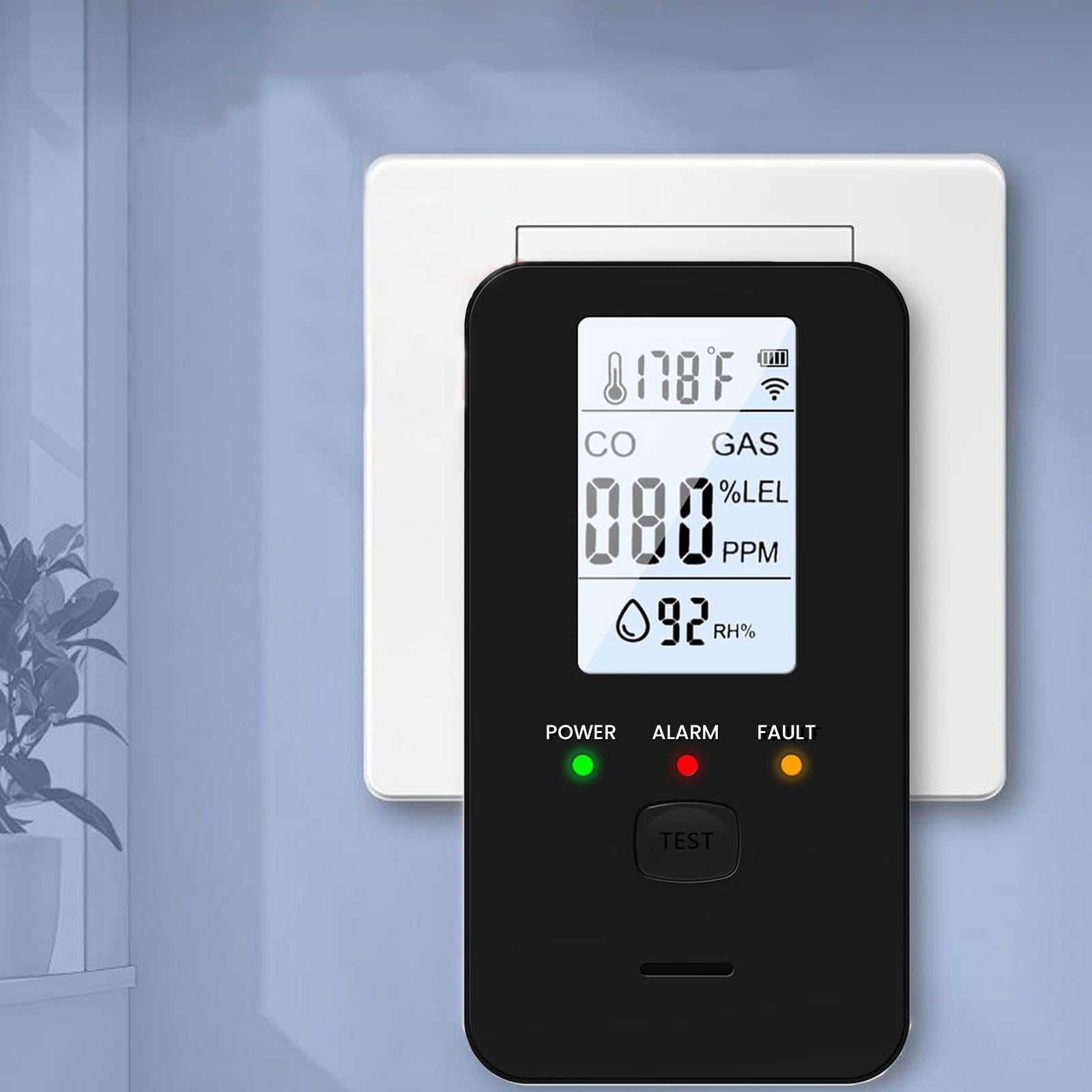 Detektor Gas & Karbon Monoksid - Co Detector Plug ulasan dan harga